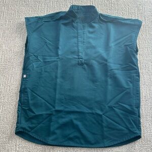 Caribbean Blue Rafael Figs Scrub Top